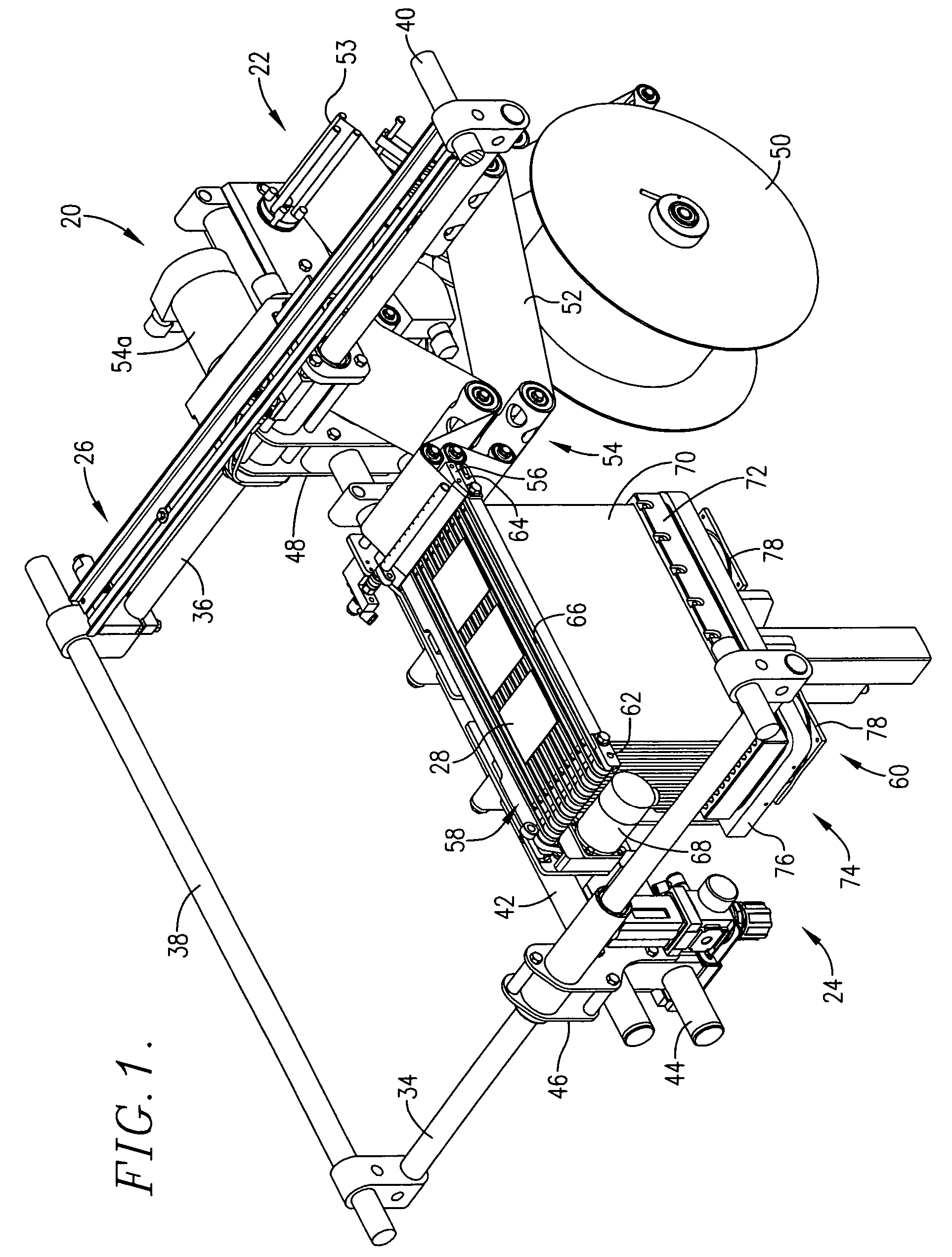 High speed labeling device and method