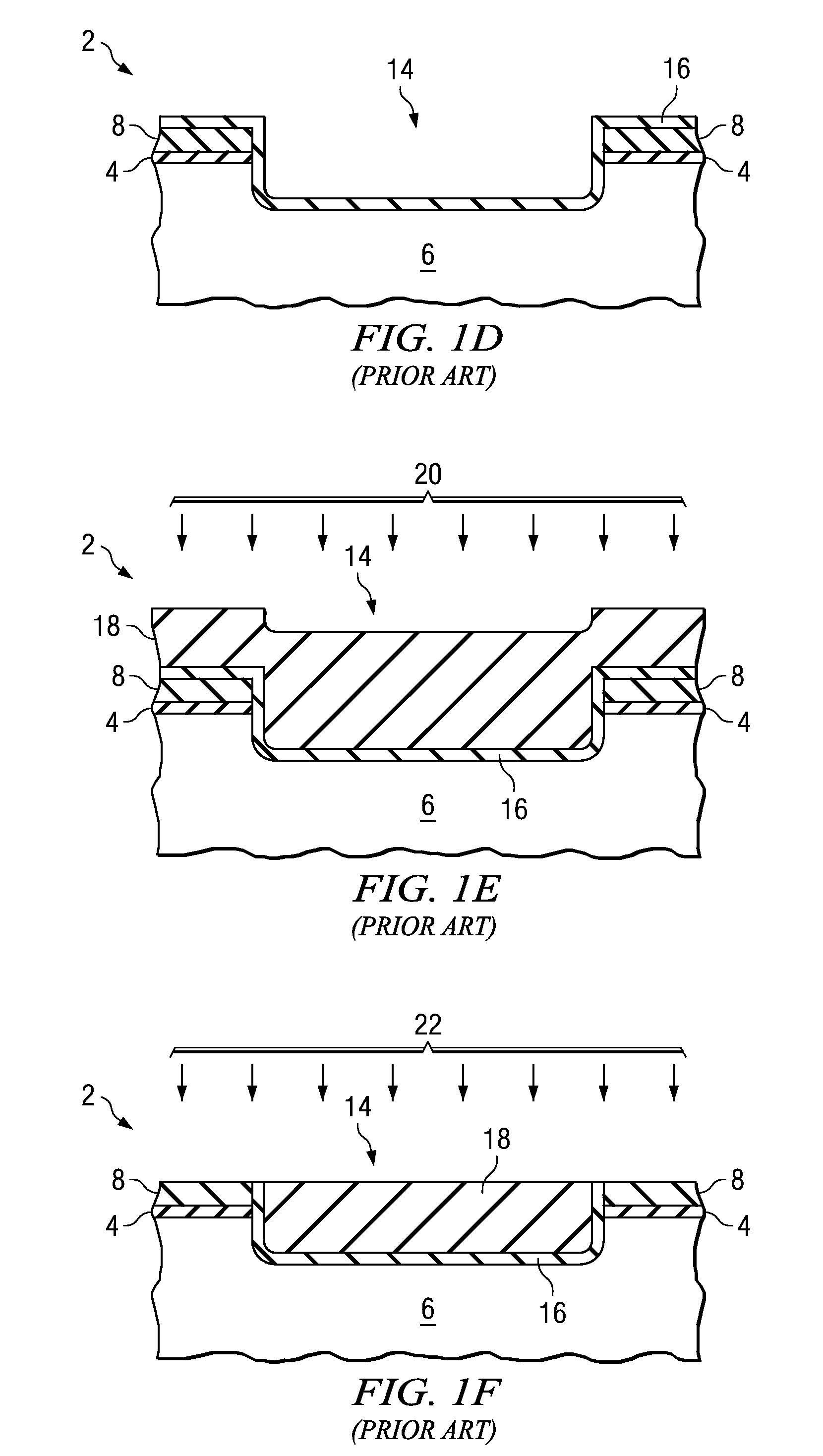 Highly selective liners for semiconductor fabrication