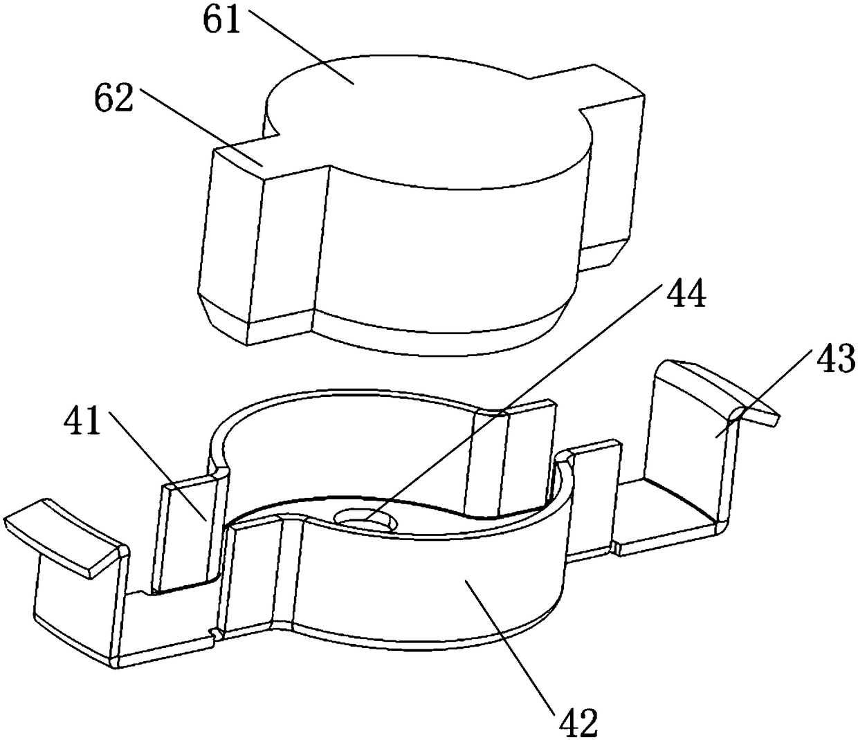 Water stopping structure of water tank and cooking utensil