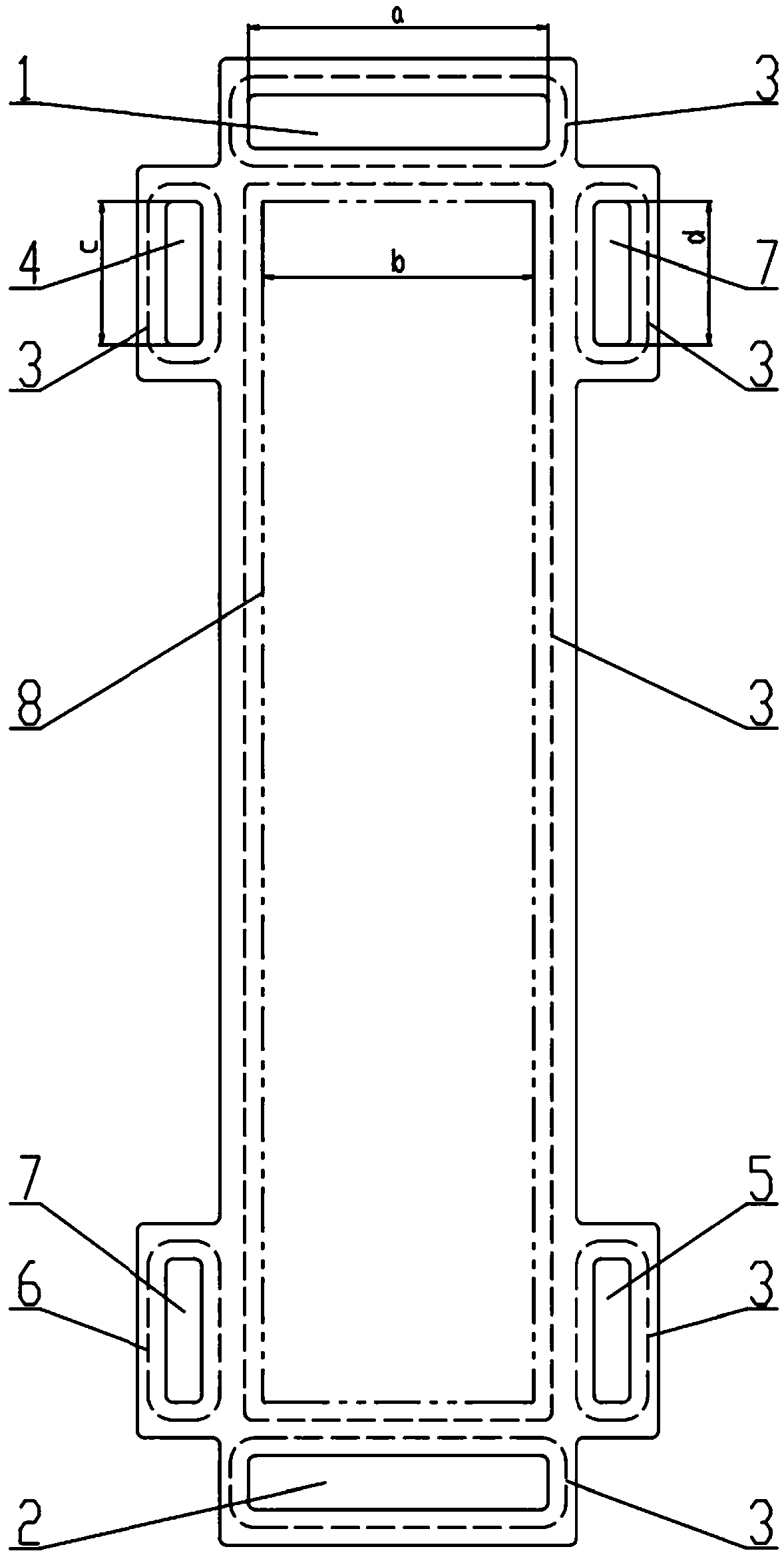 Bipolar plate structure of fuel cell