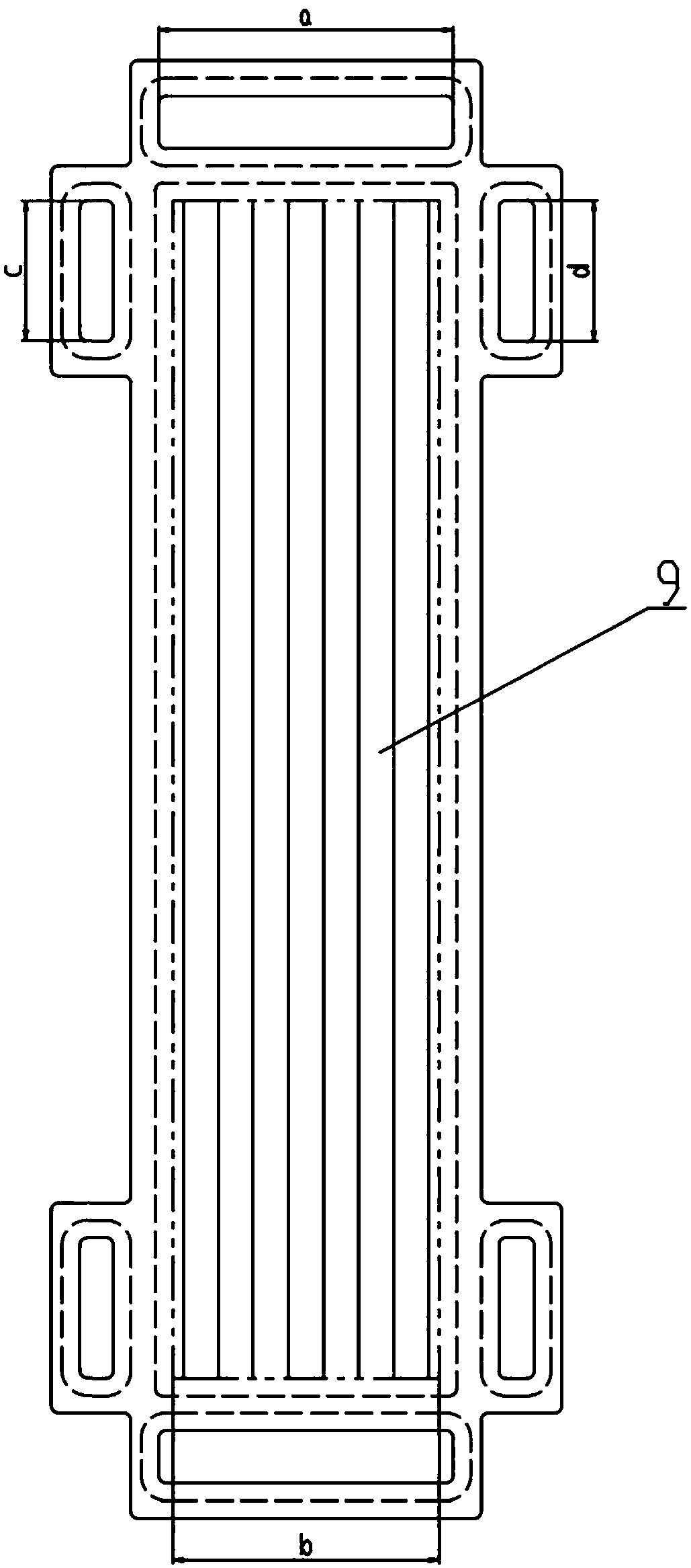 Bipolar plate structure of fuel cell