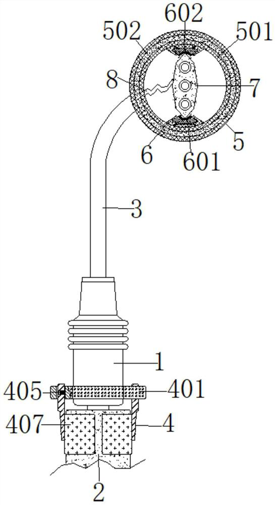 Adjustable single-point type acne removing apparatus
