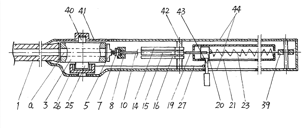 Automatic weapon with rotary double chambers