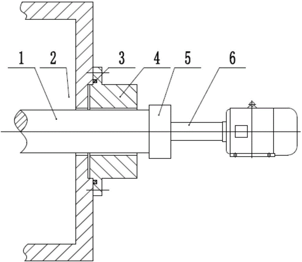 Sealing method suitable for sealing magnetic liquid under large shaft runout working condition