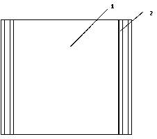 Low-frequency planar antenna with high front-to-rear ratio