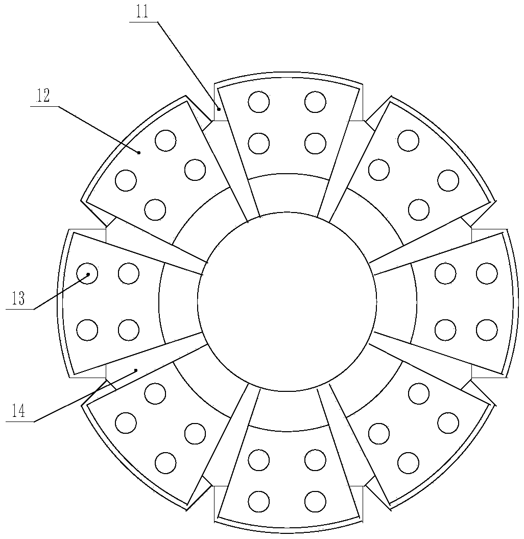 Preparation and trimming method of laser near-net forming structured diamond excircle grinding wheel