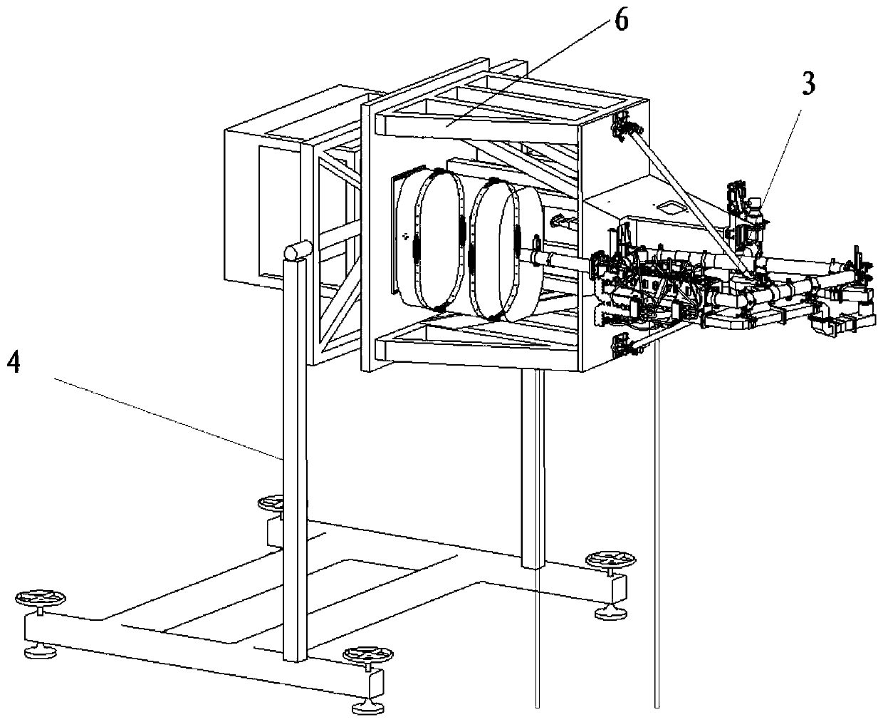 A method of assembling a deployable SAR antenna on a satellite