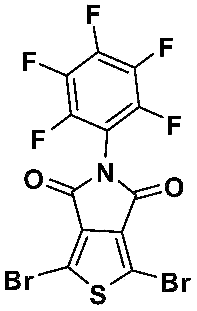 Preparation methods for fluorine-containing thienopyrrolodione monomer and copolymer thereof
