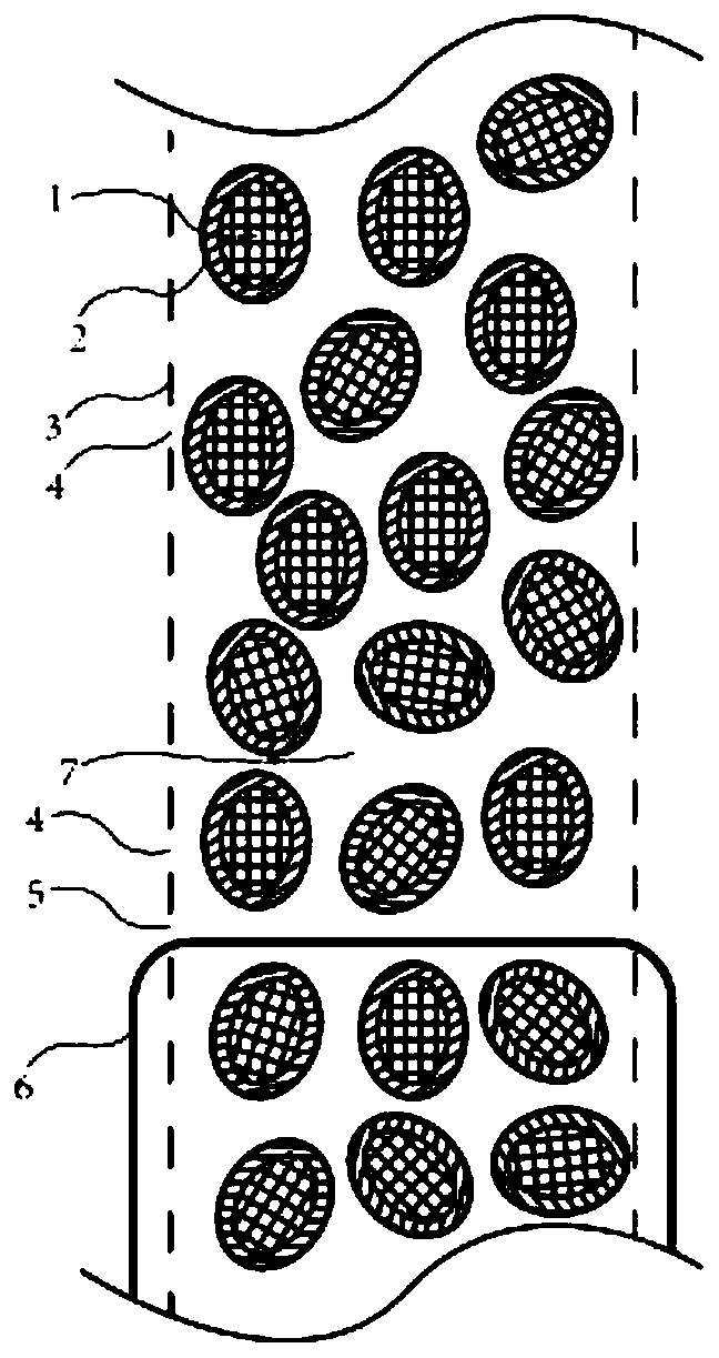 Aerogel filled structure for bedding and clothing and application of aerogel filled structure