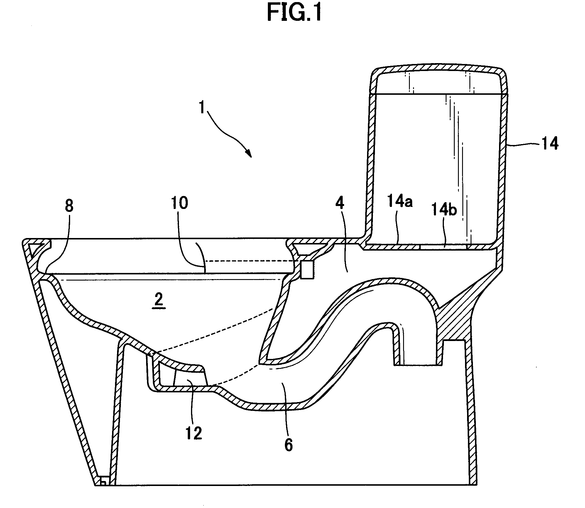 Toilet flush water supply device