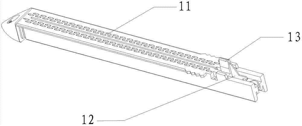 Nail cabin assembly of linear cutting anastomat and anastomat applying nail cabin assembly