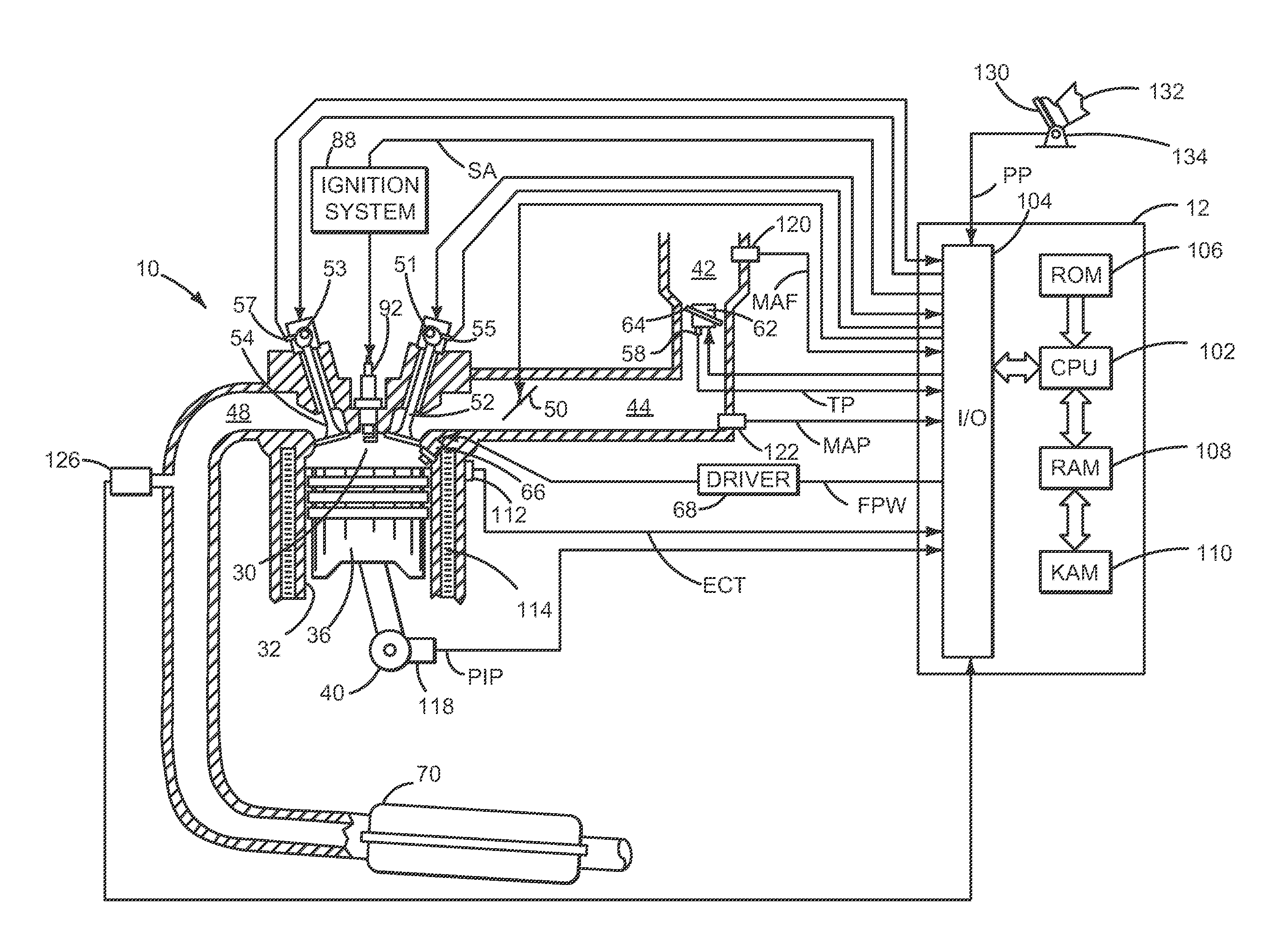 System for improving engine crankcase ventilation via a conduit