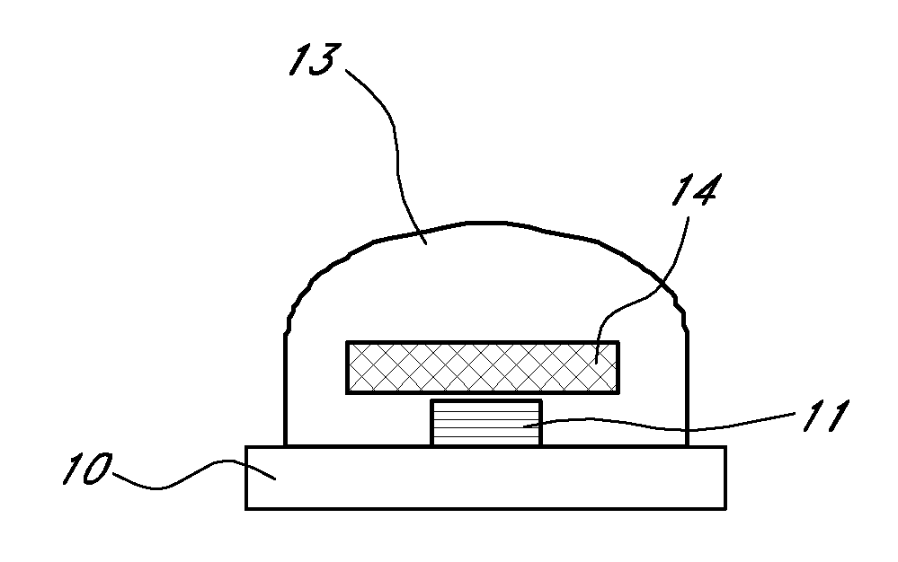 Light emitting device with translucent ceramic plate