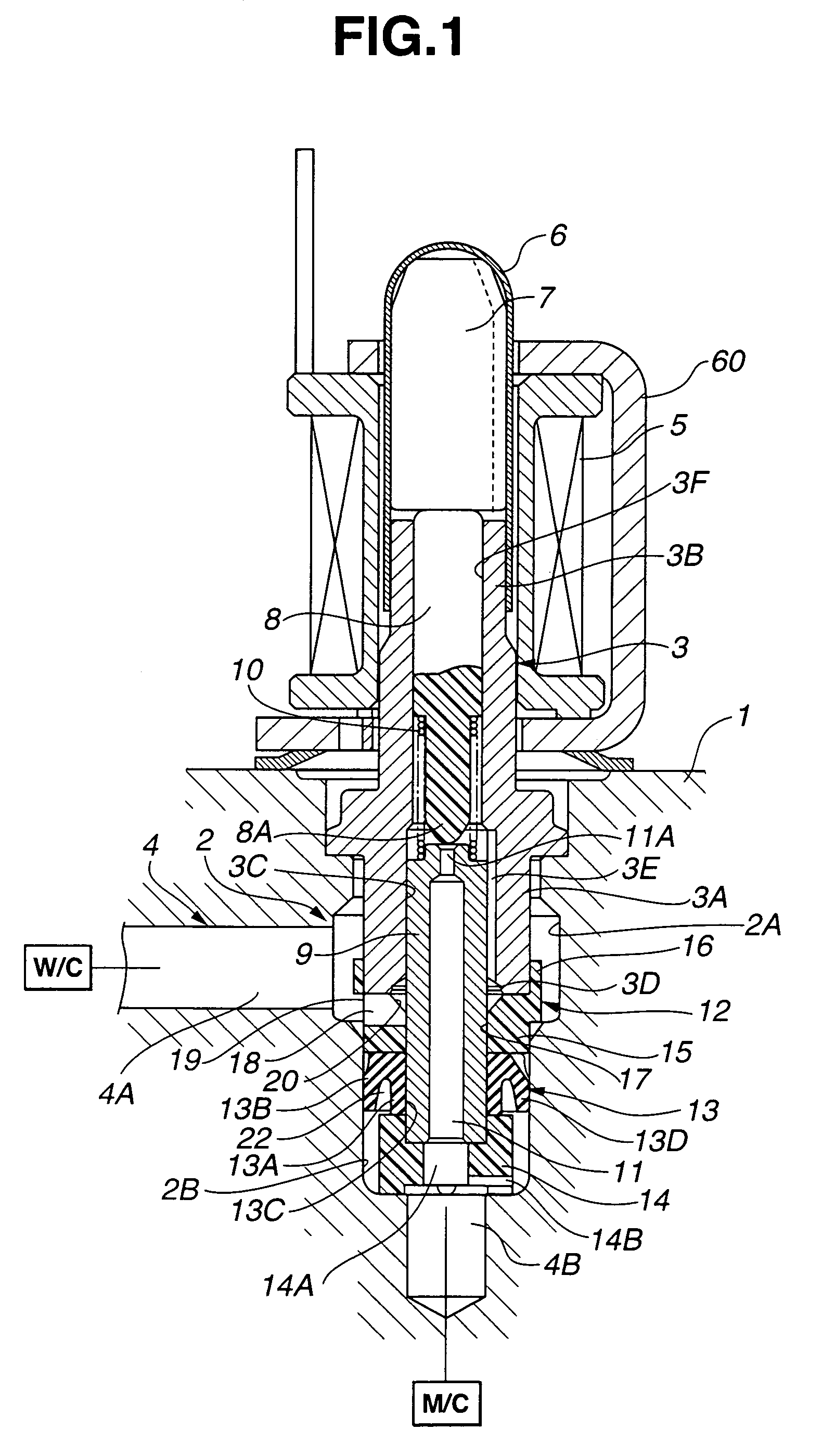 Electromagnetically actuated valve