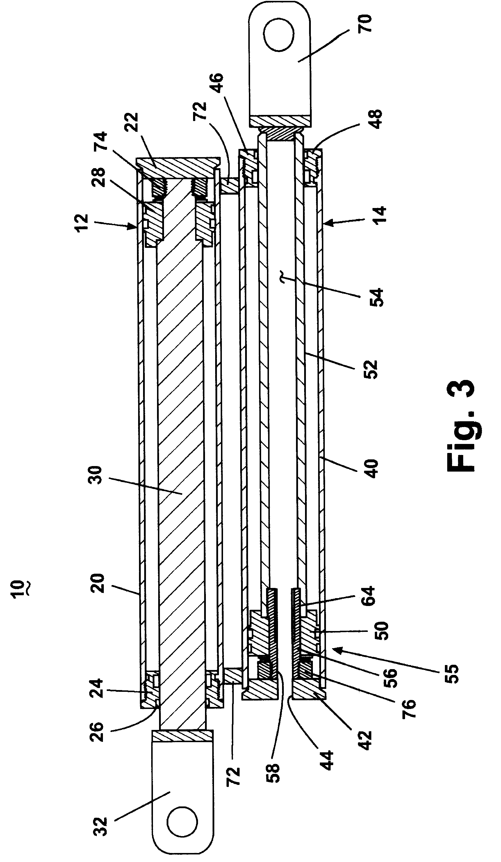 Hydraulic actuator assembly with rotation restraint