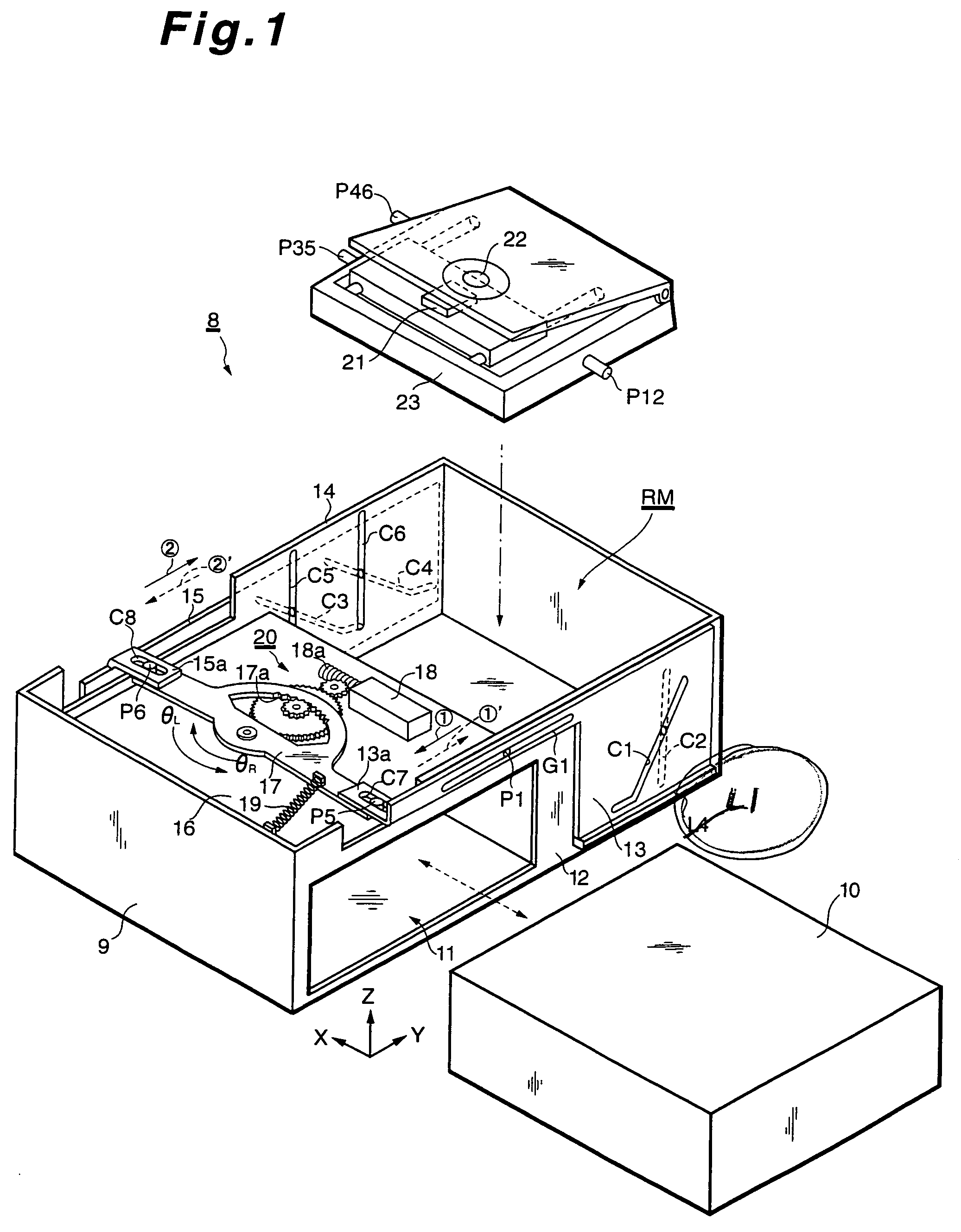 Carrier mechanism