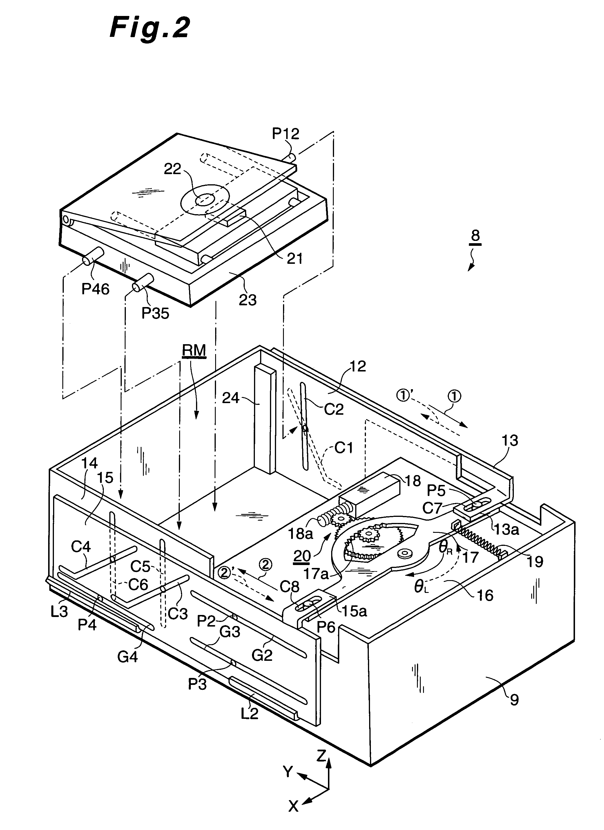 Carrier mechanism