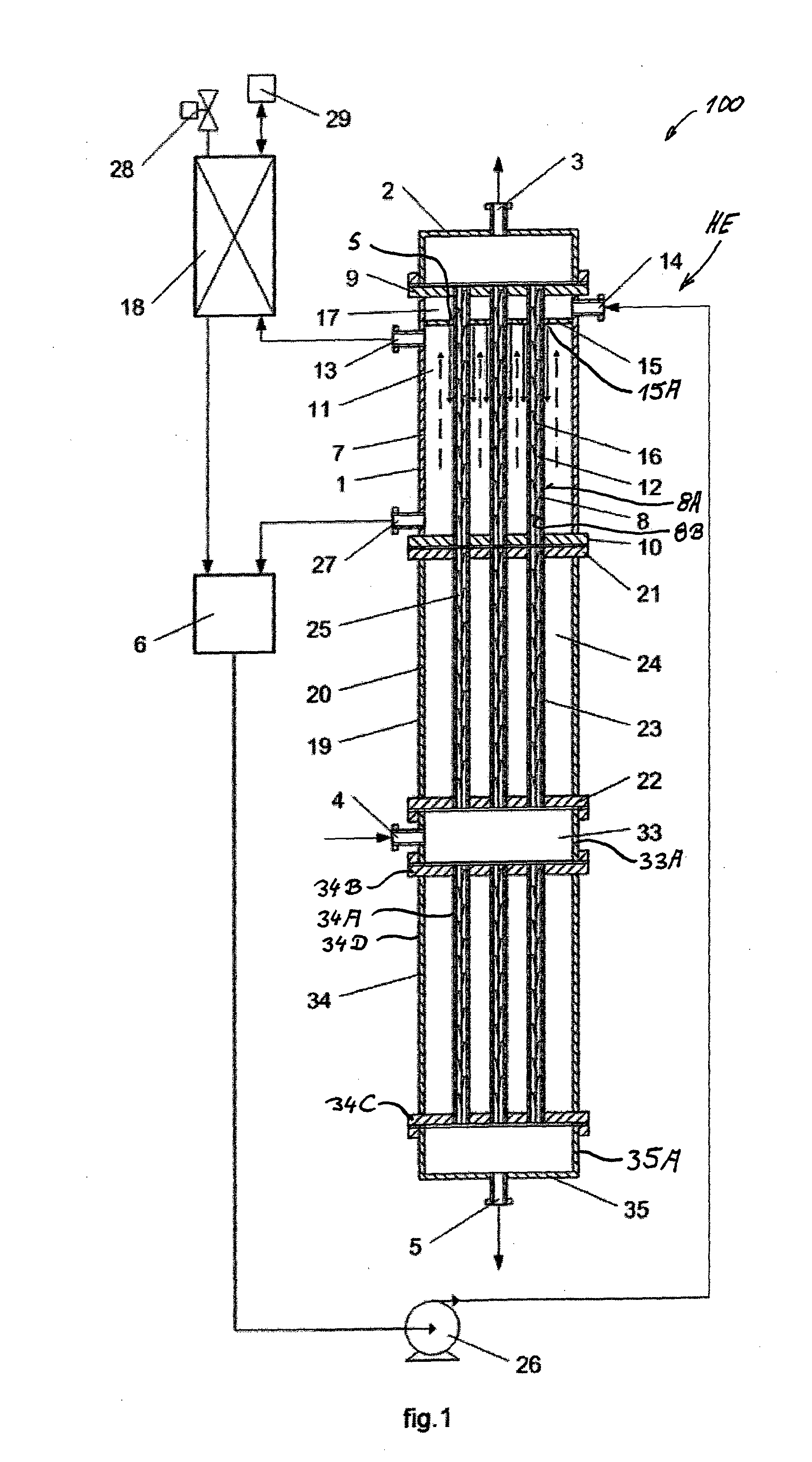 Rectification Tower with Internal Heat and Mass Exchange and Method for Separation of Multi-Component Mixtures into Fractions Using a Rectification Tower with an Internal Heat and Mass Exchange