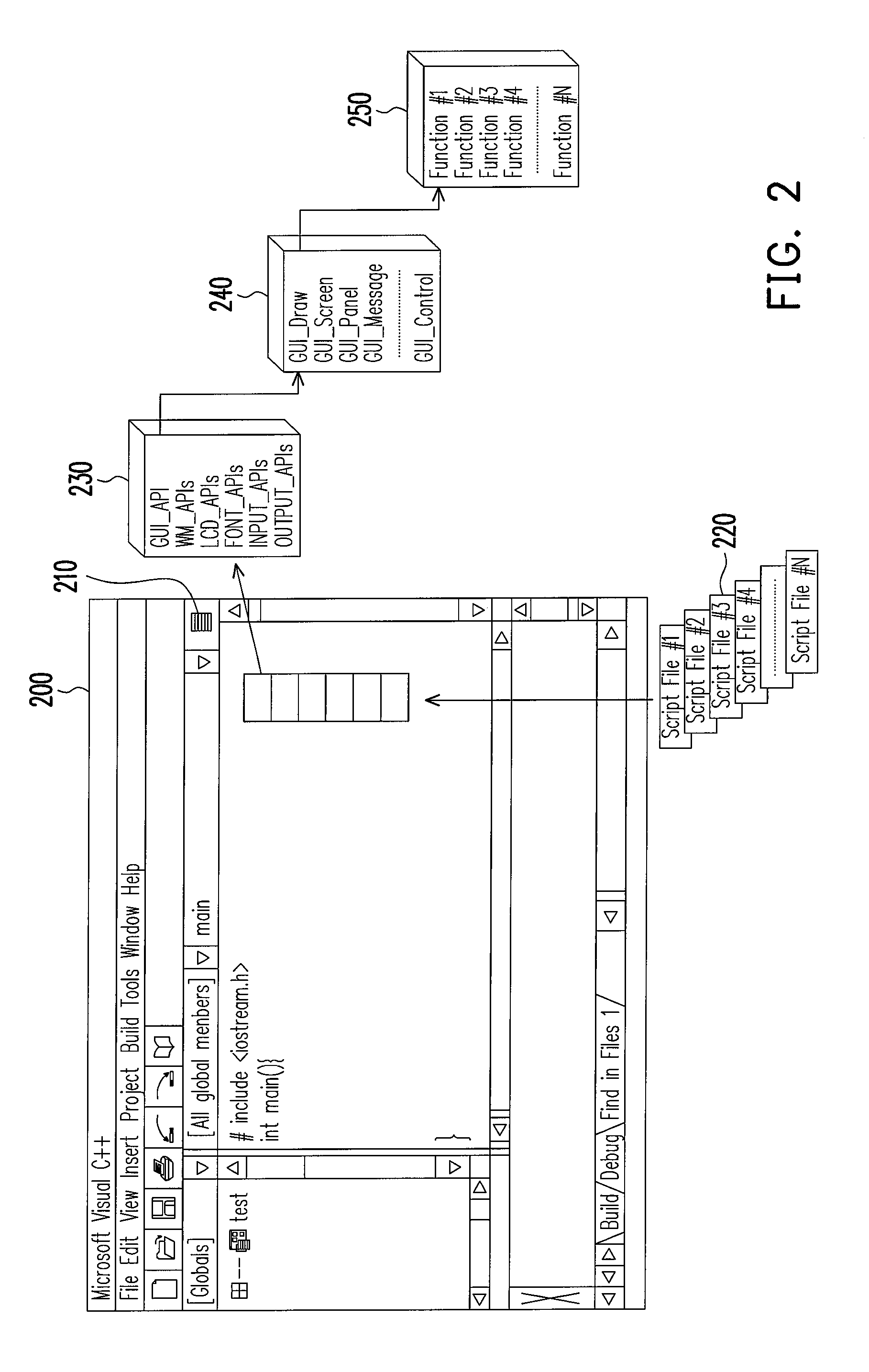 Method and system for function reference of development tool