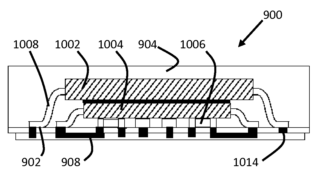 Electronic Assemblies Without Solder Having Overlapping Components