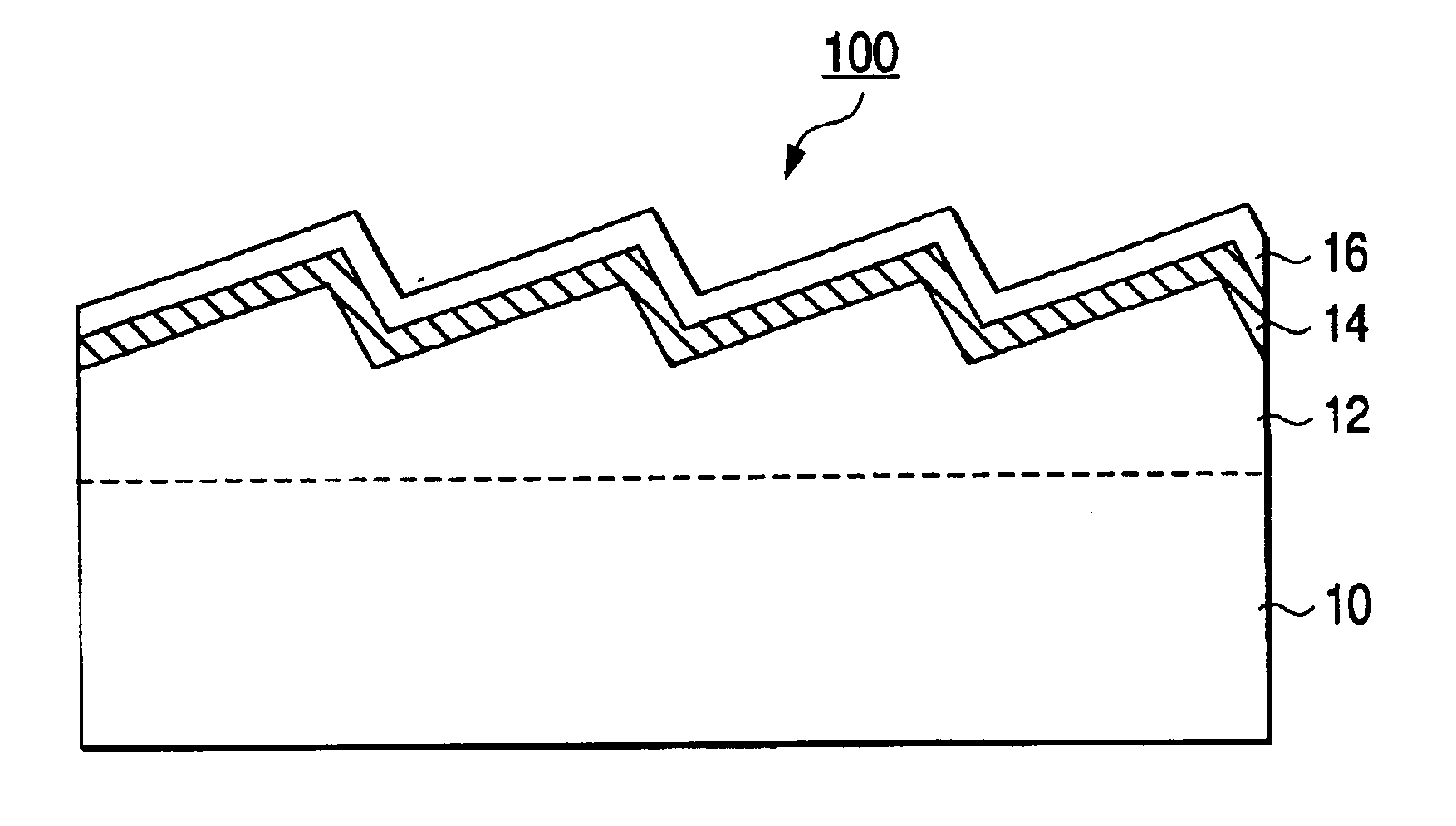 Reflection type diffraction grating