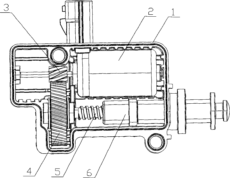 Electric actuator of car door lock