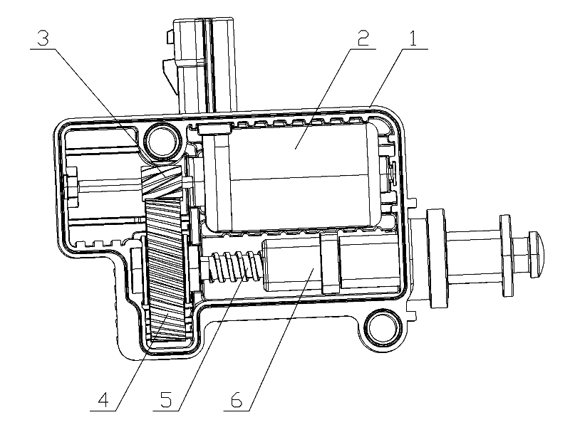 Electric actuator of car door lock