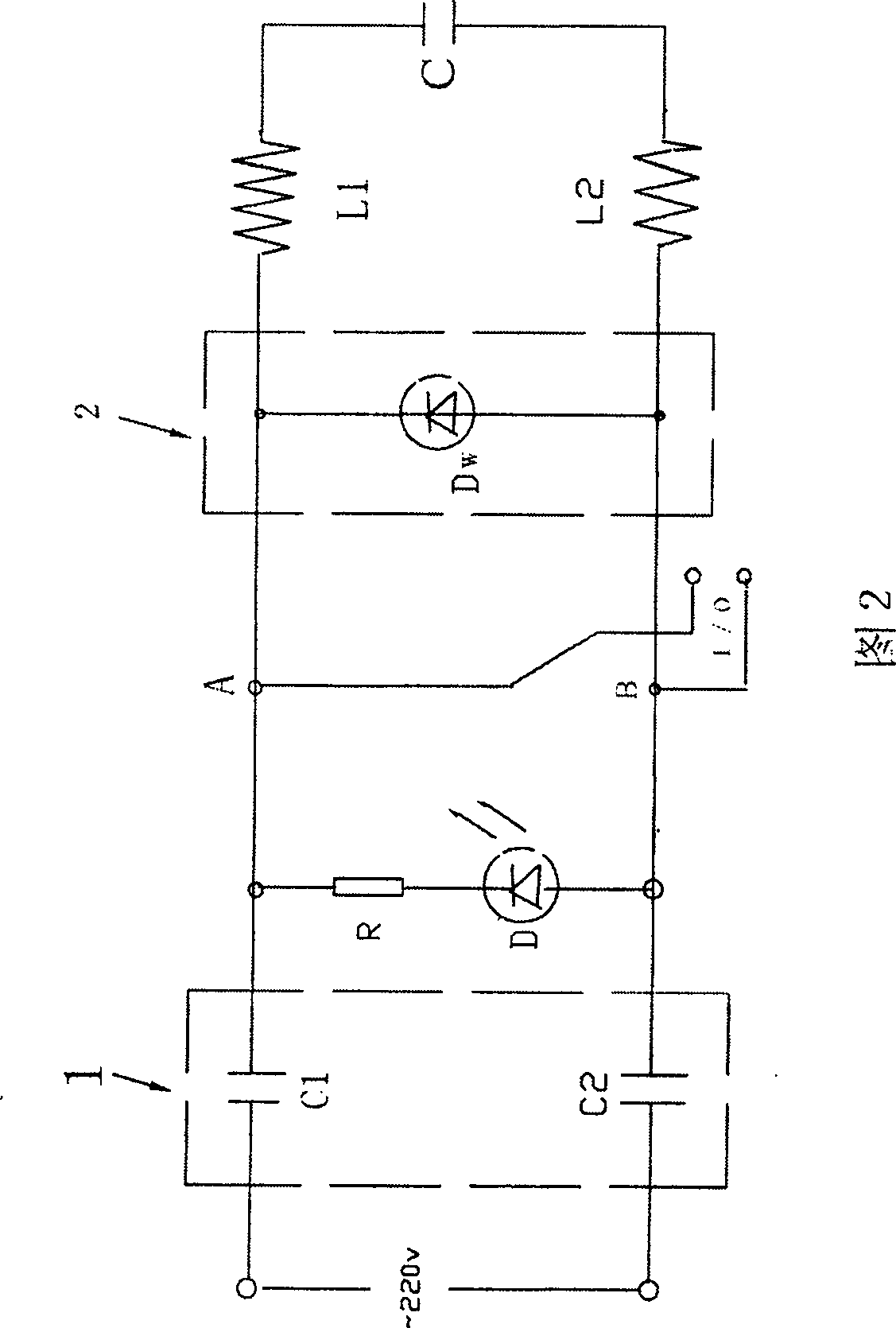 Method and switch for switching in wideband through power line