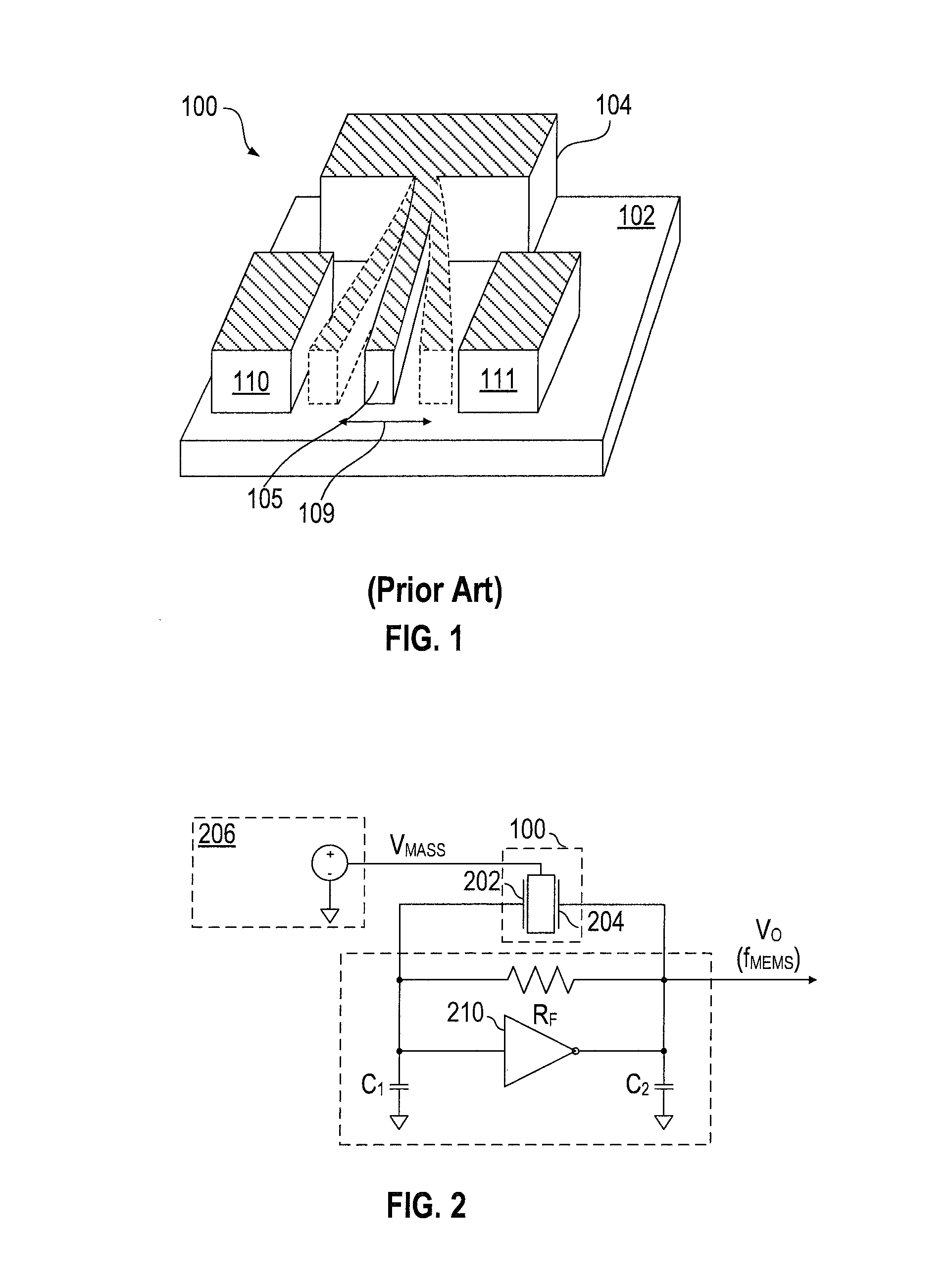 Suspended passive element for MEMS devices