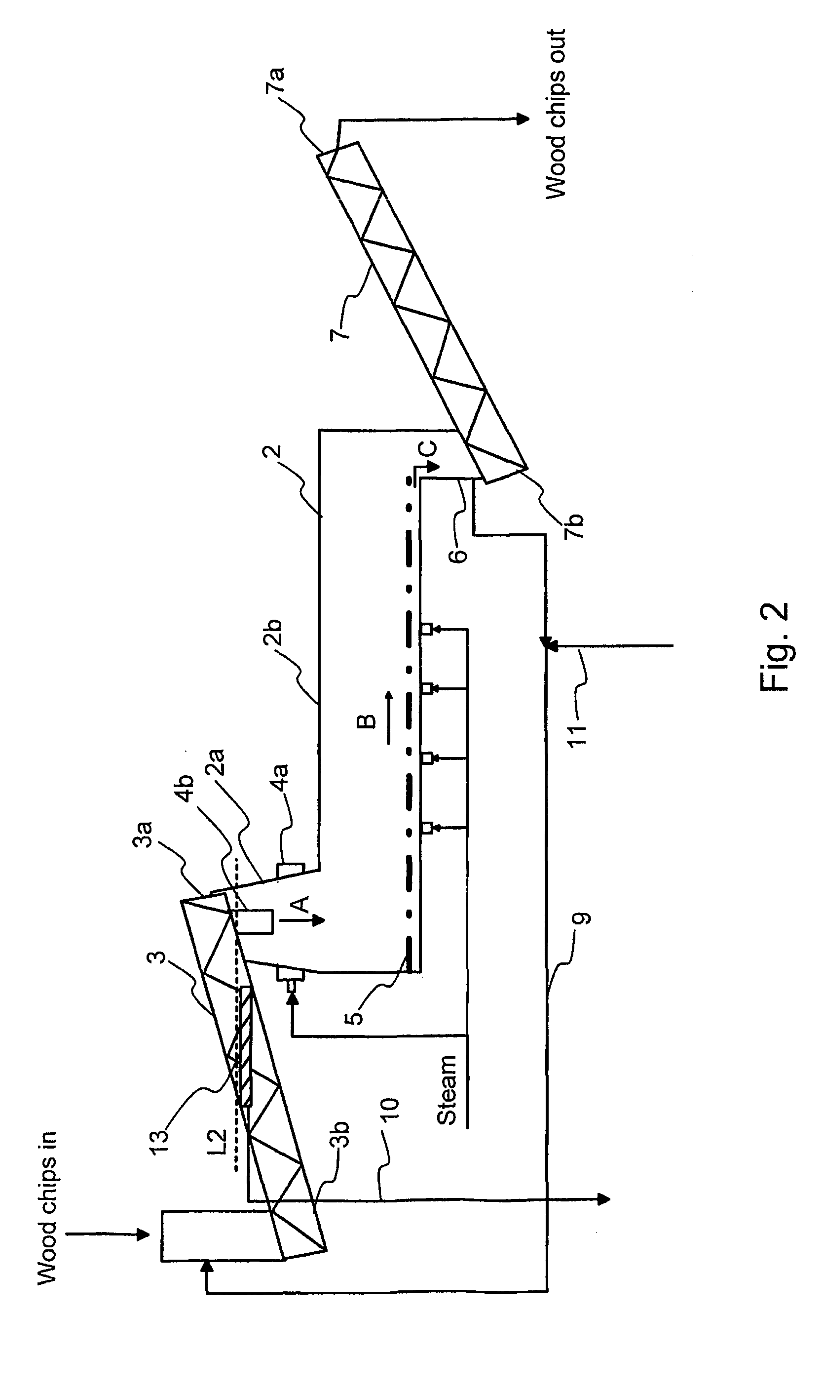 Method and Apparatus for Processing Wood Chips