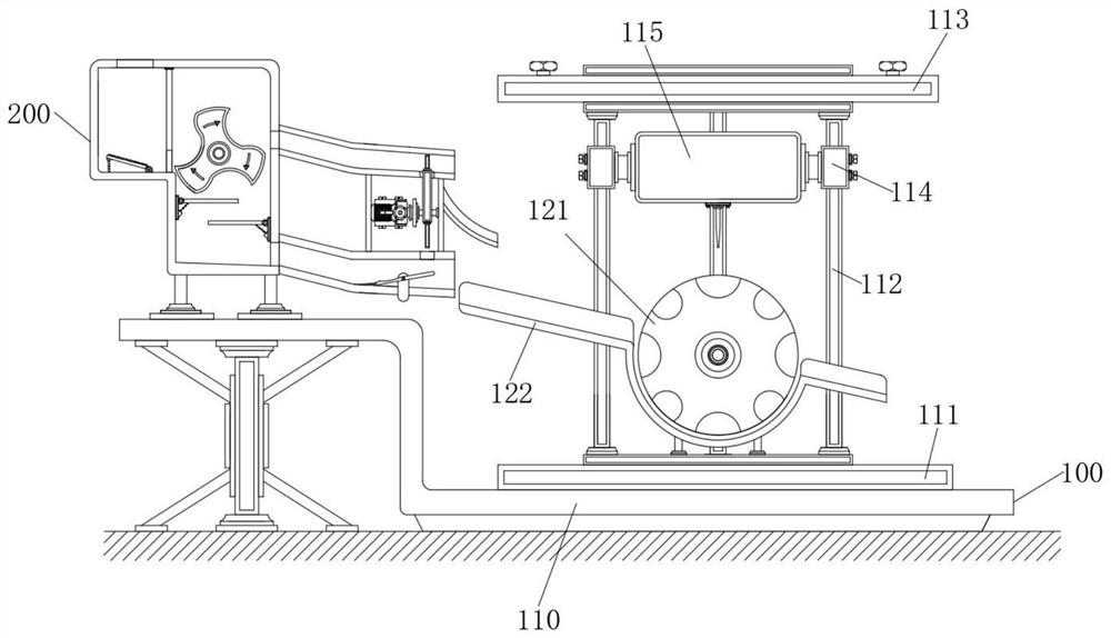 Sweet potato raw material processing and dicing device for sweet potato planting for agricultural production