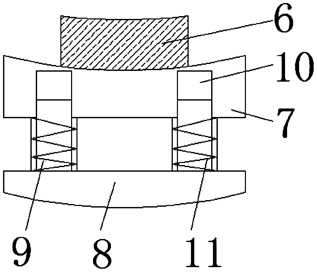 High-strength double-layer automobile hub structure