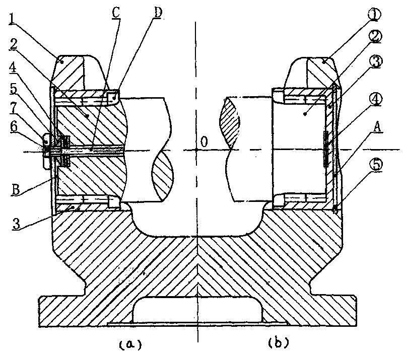 Double universal joint pin cardan joint