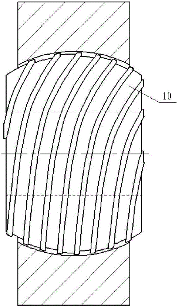 Spherical-groove knuckle bearing