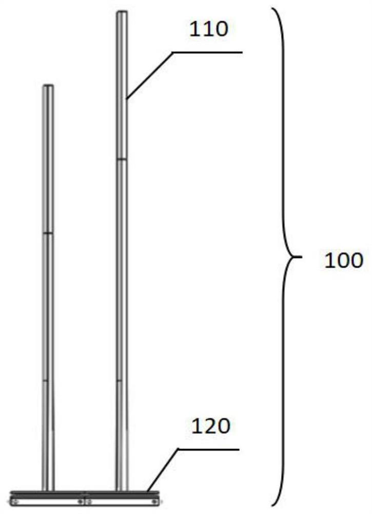 A bionic wind power generation array and wind power generation device