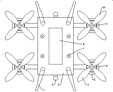 Rotor unmanned aerial vehicle and charging system thereof