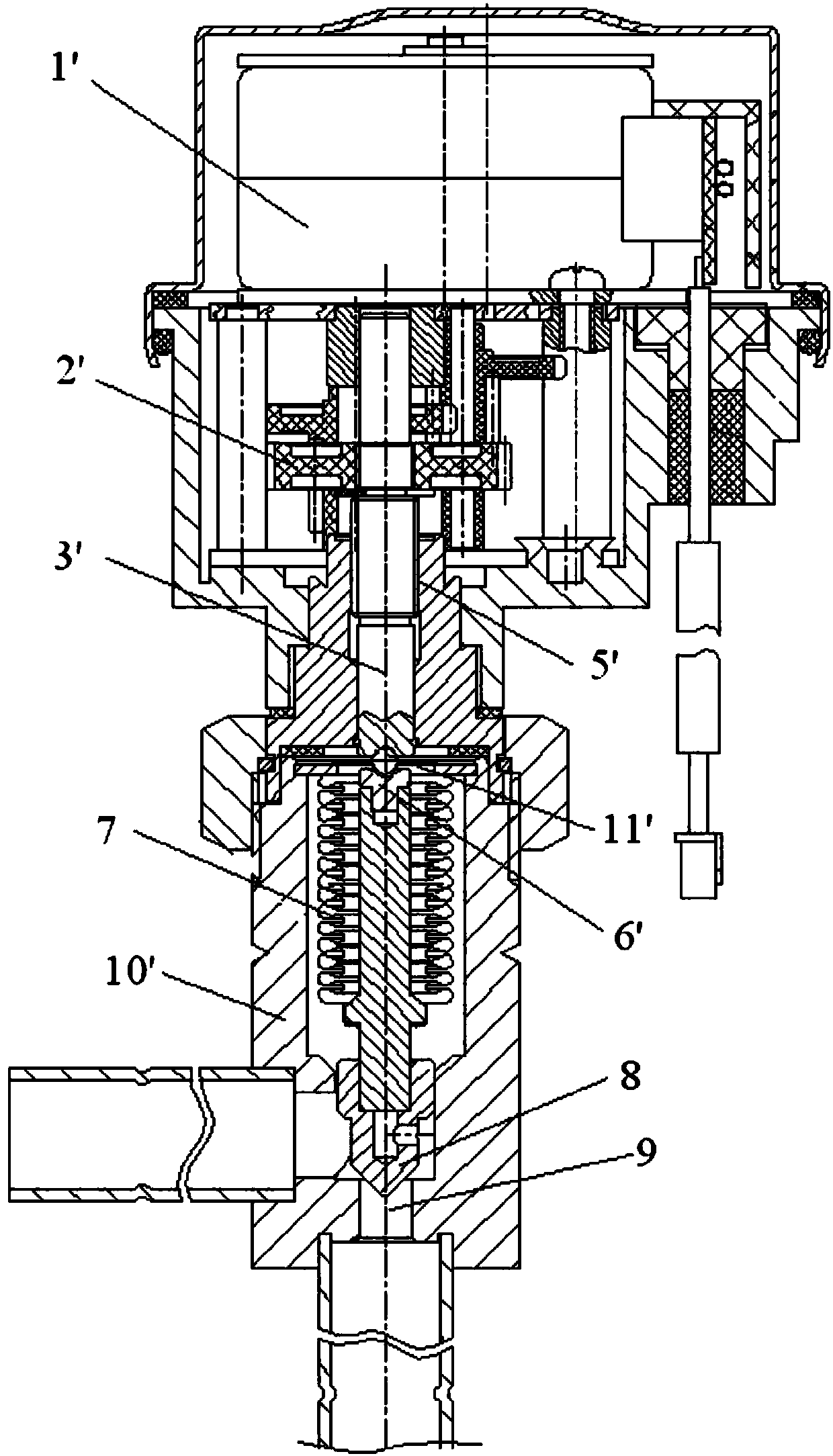 Electronic expansion valve and cooling system provided with same