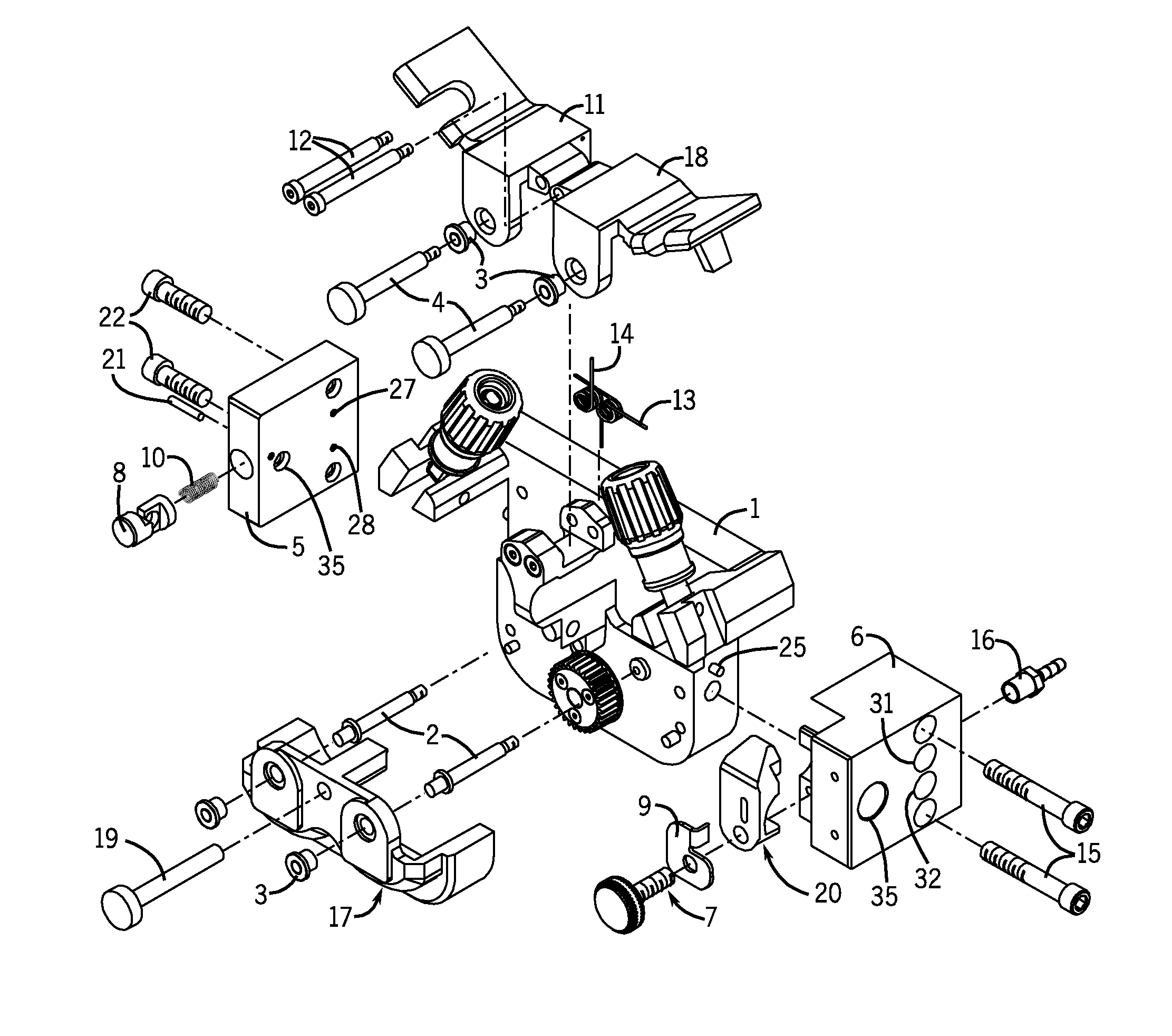 Self-aligning wire feeder assembly