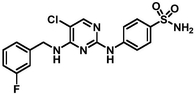 Aminopyrimidine derivative as well as preparation method and application thereof