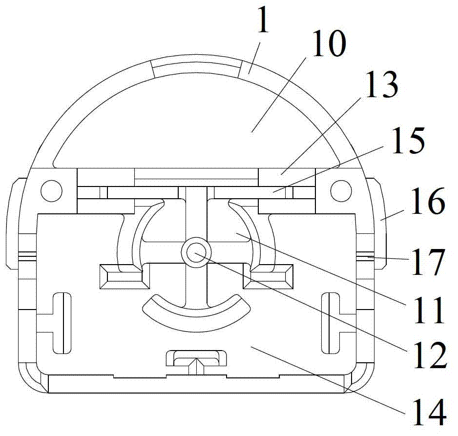 Switch device for automobile brake lamp