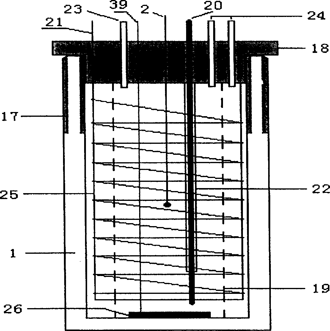 Automatic calorimeter in electrolytic process