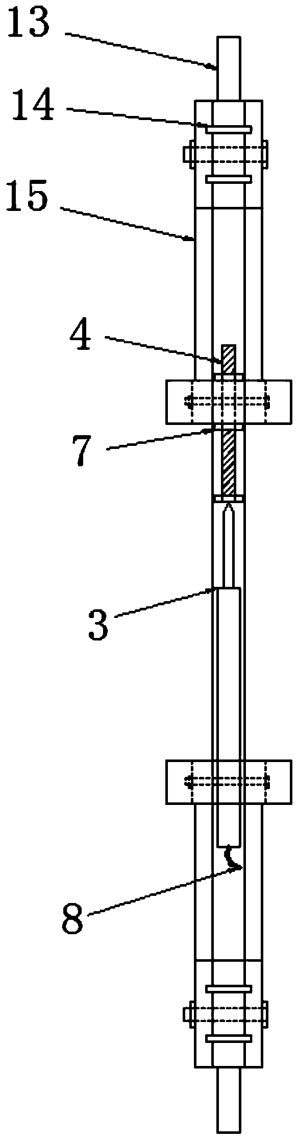 ECC axial tension test deformation monitoring system and method