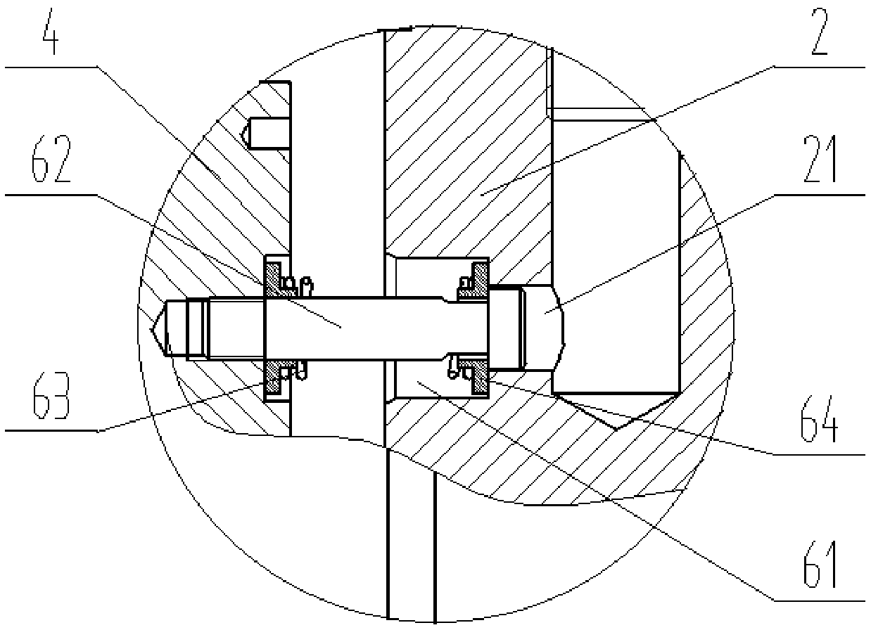 Spring-internal compression buffer oil cylinder