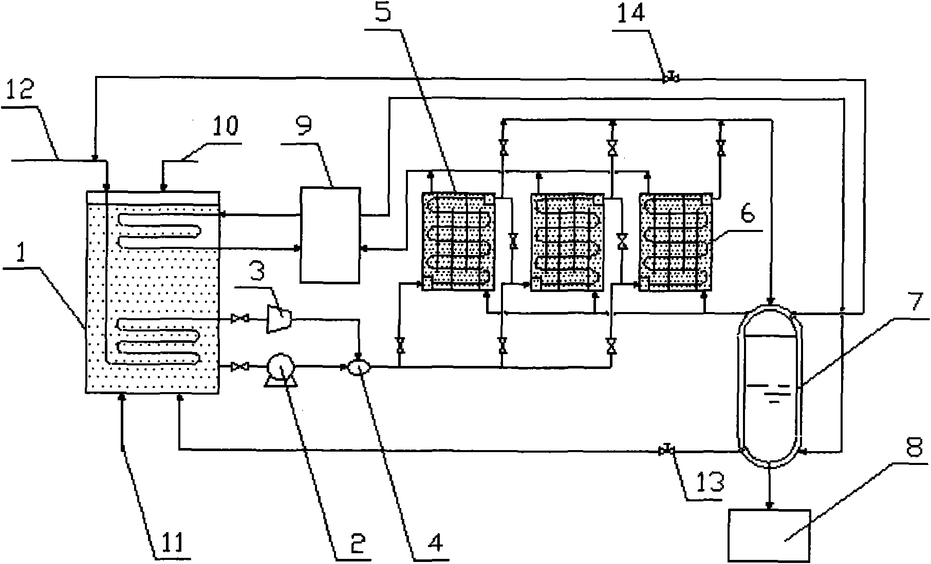 Efficient continuous preparation method and device for natural gas hydrate