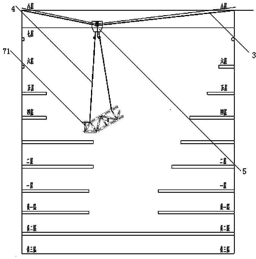 An installation method of long-span space truss