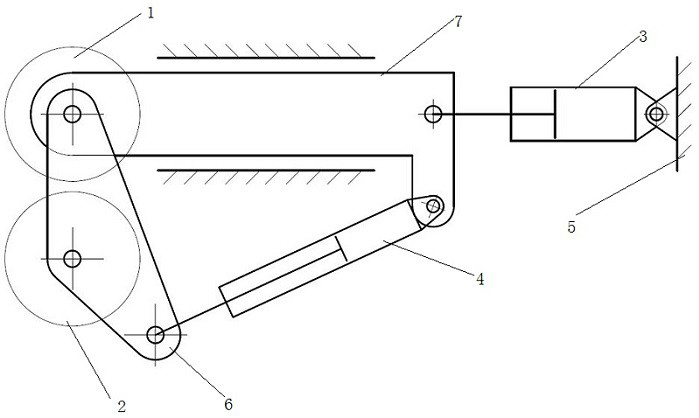 An automatic laying and wrapping forming device with double pressure rollers for a rotator with ribs