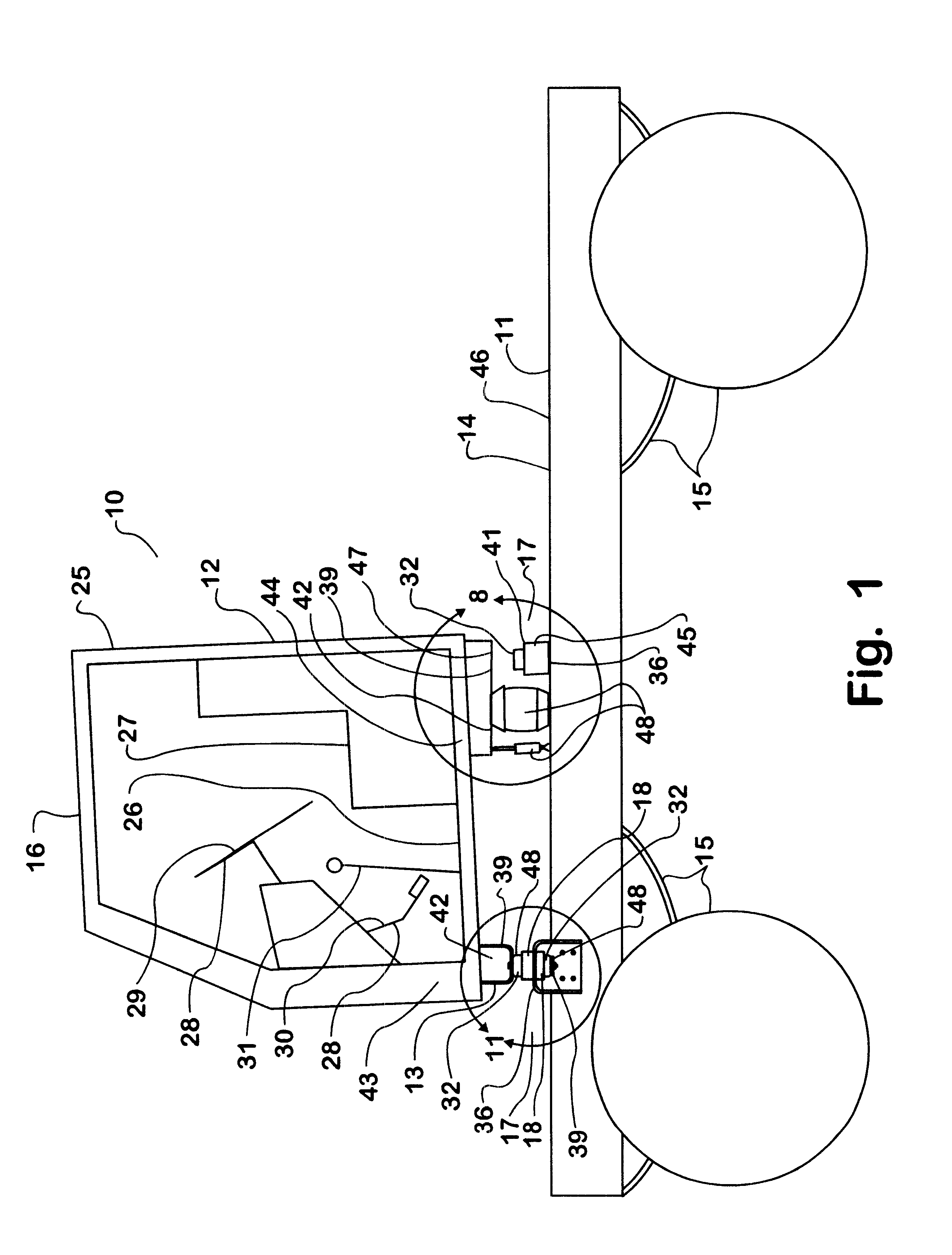 Vehicle body suspension system