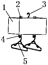 Rotary clothes drying device