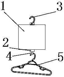 Rotary clothes drying device