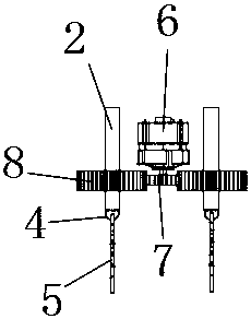 Rotary clothes drying device